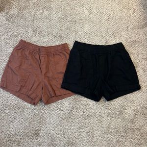 Old Navy High Waisted Utility Shorts 3.5 Inch Inseam Womens